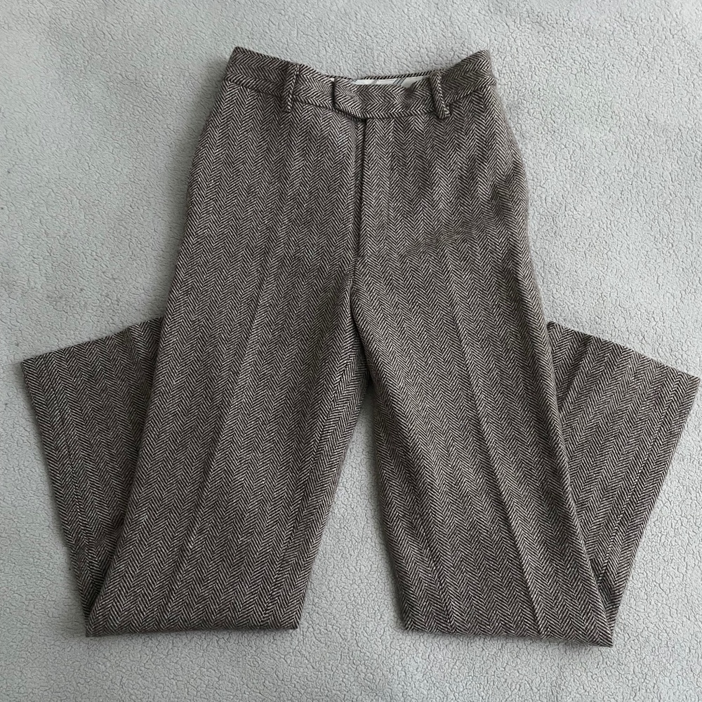 Uniqlo Ines De La Fressange Wool Trousers Brown